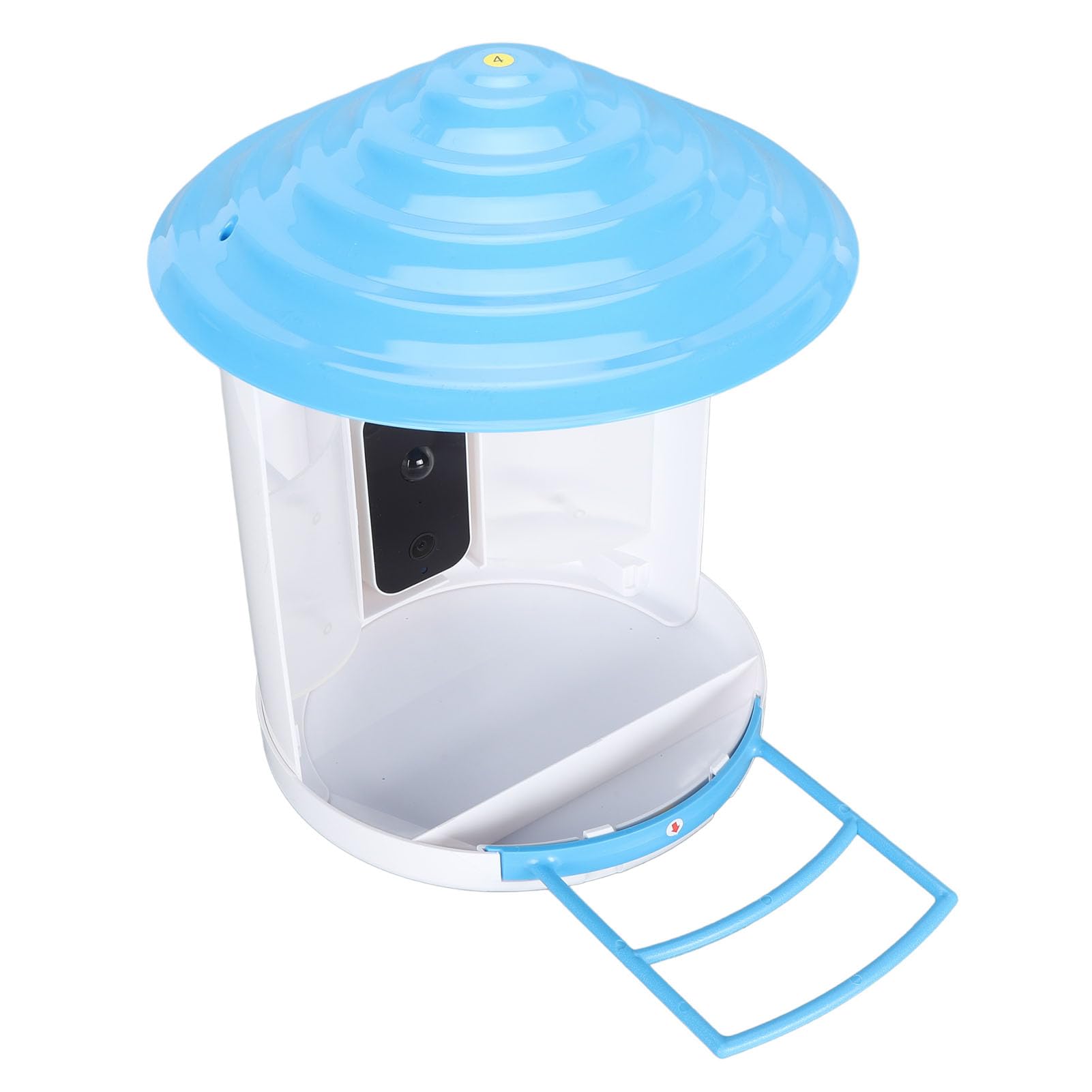 Vogelhaus mit Kamera, Wilde Vogelfutterspender Bird Feeder mit KI Erkennung, 4G LTE Fernbedienung, 1080p Nachtsicht, Bewegungserkennung, Solarbetriebener Wasserdicht (A)