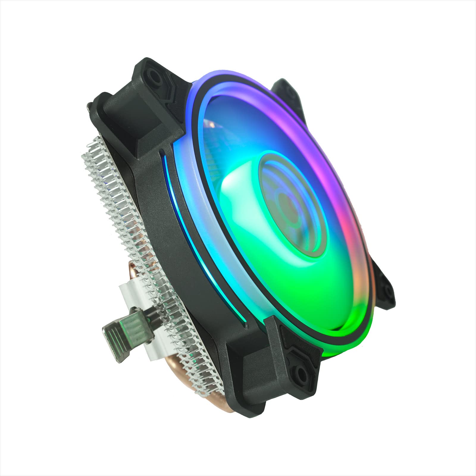 Ventilateur CPU ARGB Noua Vex – Bas Profil, 4 Tubes De Chaleur, PWM 1500RPM, Compatible Intel Et AMD