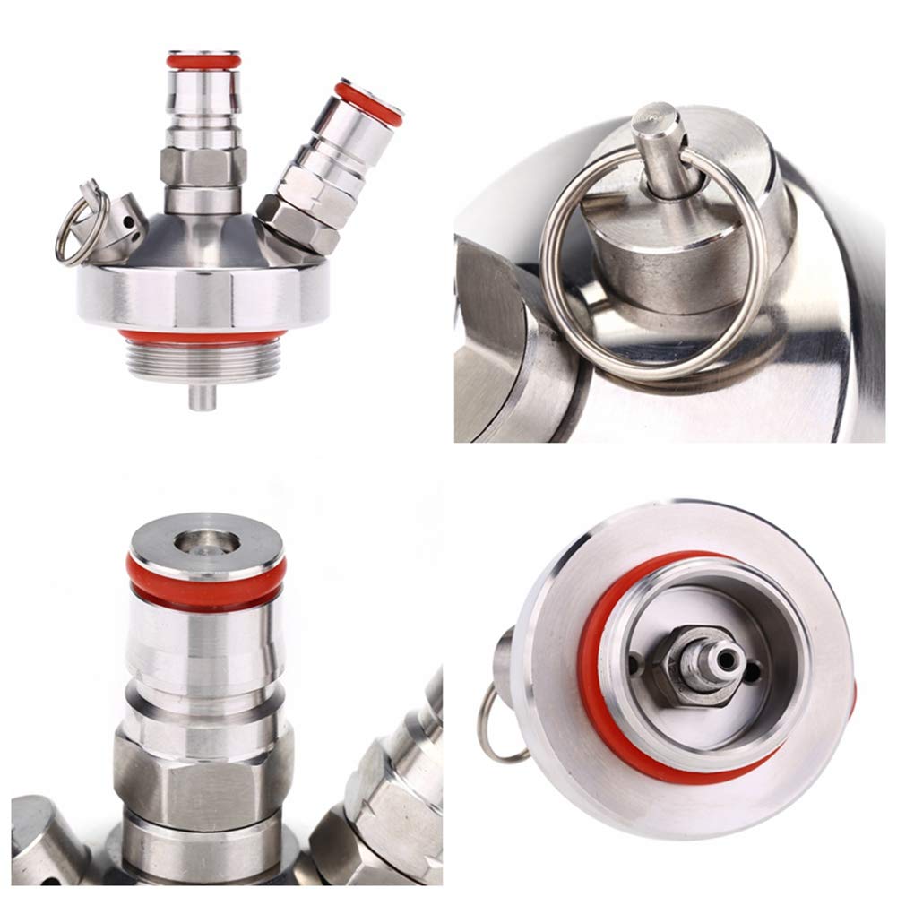 Conector De Dispensador De Barril, Conector De Barril De Lanza De Cerveza Acoplador Rápido De Lanza De Cerveza De Acero Inoxidable Acoplador Rápido De Lanza De Cerveza De Acero Inoxidable Par