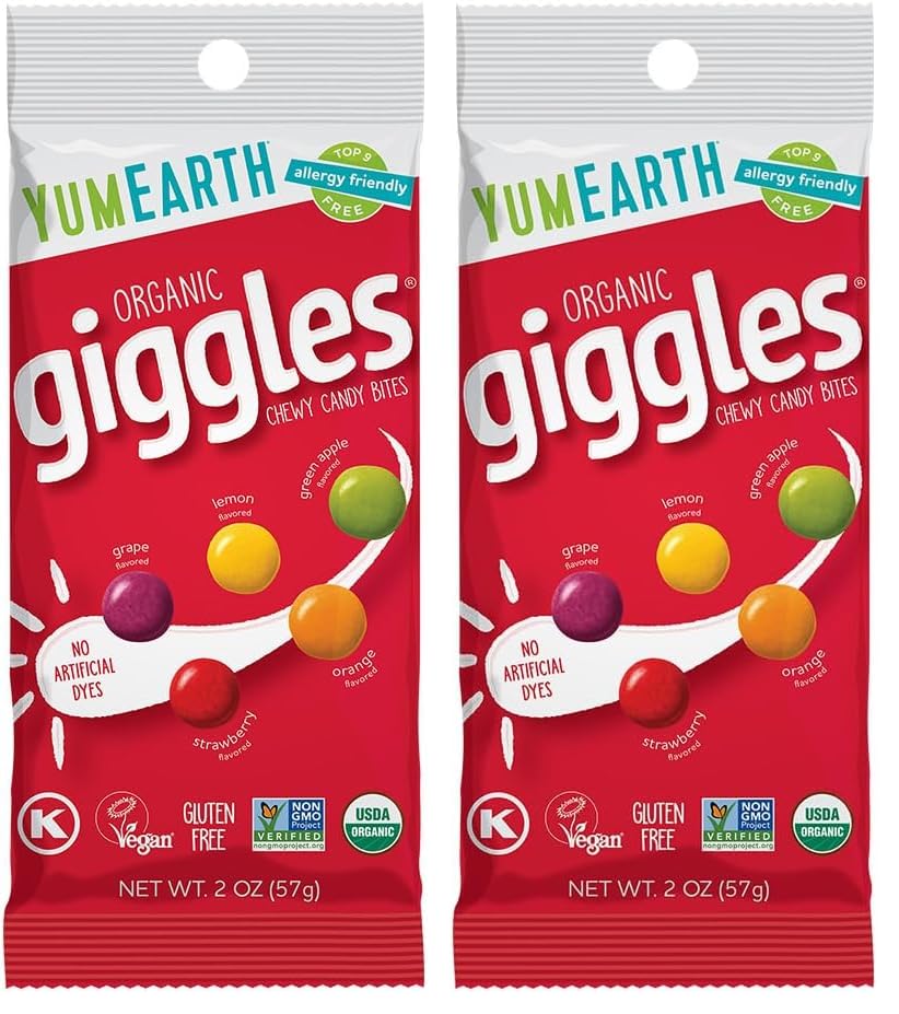 YumEarth Organic Giggles, 2 oz. Pack de 2