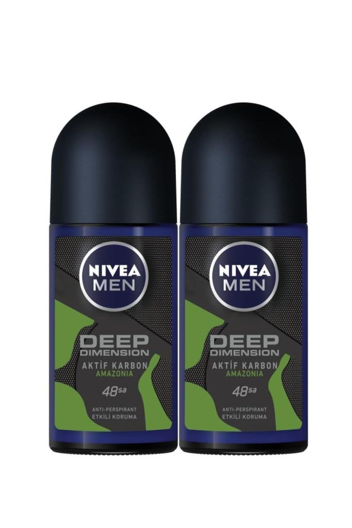 NIVEA Erkek Roll On Deodorant Amazonia 50 ml 2'li