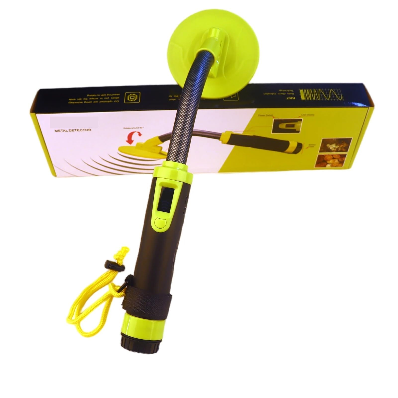 Wykrywacz metali 35 m/115 stóp w pełni wodoodporny podwodny Pinpointer o wysokiej czułości przenośny ręczny wykrywacz indukcyjny impulsowy do wykrywania złota