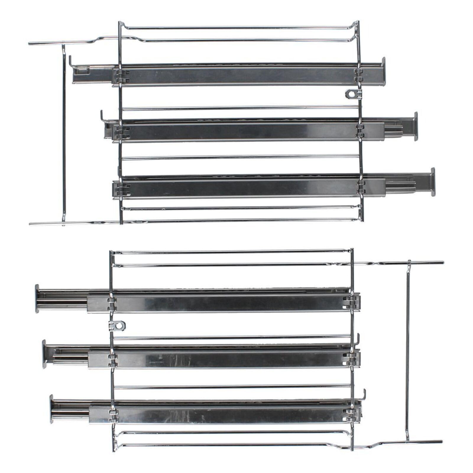 LUTH Premium Profi Parts Kompatibel mit Gorenje Haltegitterset mit Teleskopauszug 3-Fach für Backbleche Rost Ac057 471093 in Superior Backofen