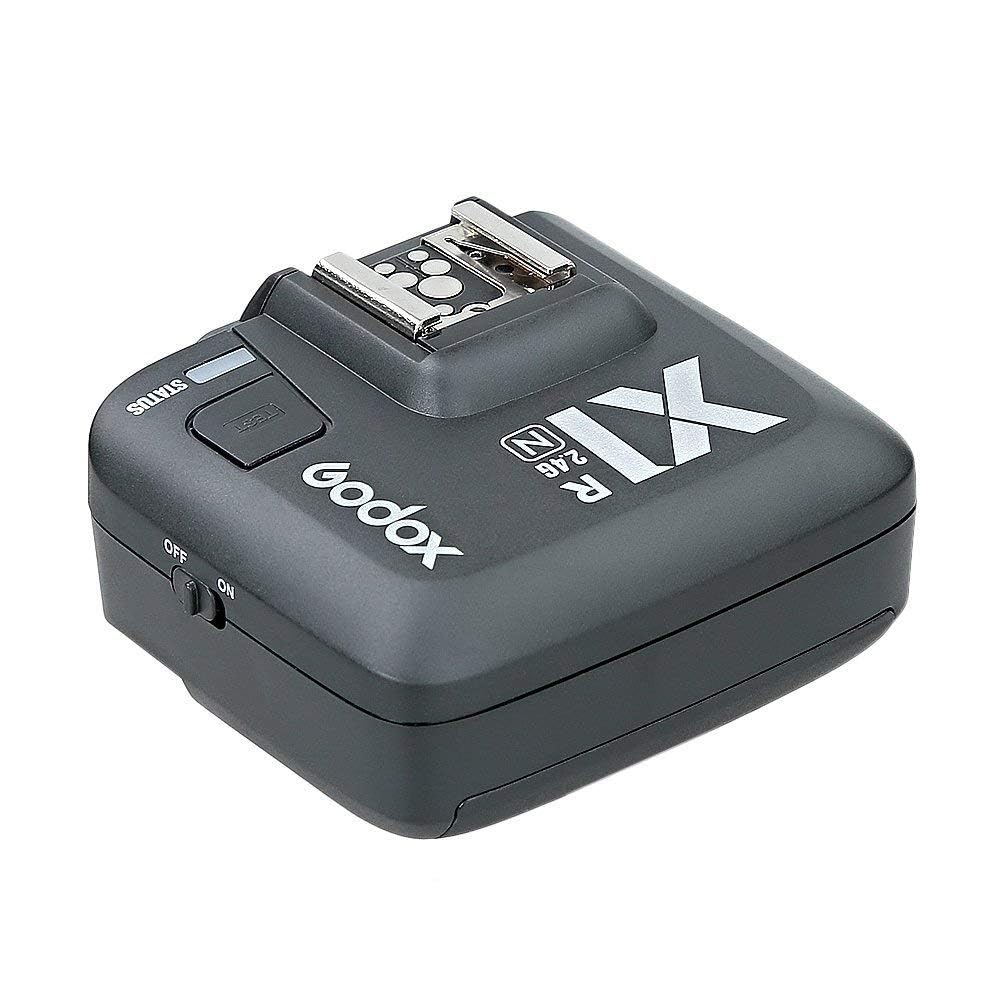 Godox X1R-N Récepteur de déclenchement de Flash sans Fil synchronisation Haute Vitesse du système X sans Fil 2.4G 1/8000s, Compatible X1N XPro-N XProII-N pour Nikon Caméra