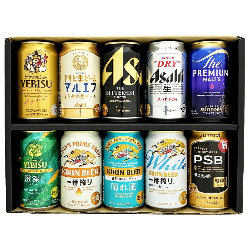 Amazon.co.jp: ビール 10種詰め合わせ エビス 澄深し キリン 一番搾り