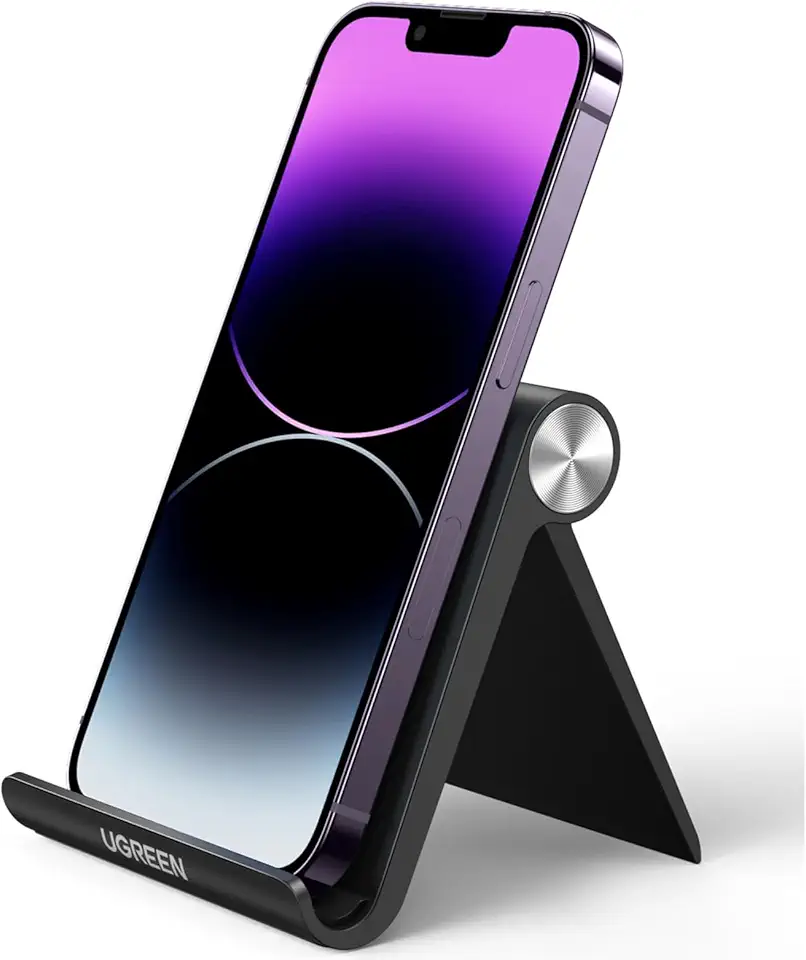 UGreen Suporte Celular Smartphone Tablet Movel Mesa Preto