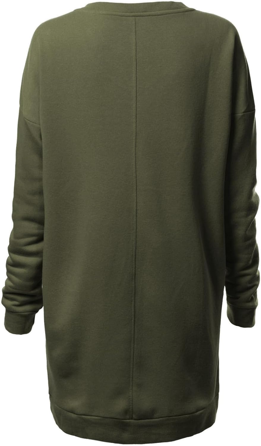 Design by Olivia Women's Casual Oversized Loose Fit Crewneck Long Sleeve Fleece Pullover Sweatshirts Tunic S~3X - Image 4