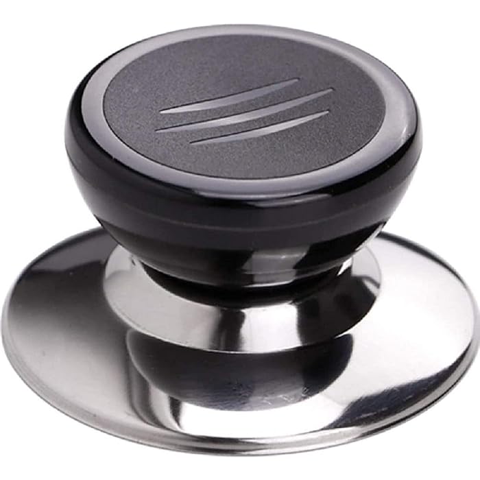 Buy Universal Pot Lid Cover Knob Handle Stainless Steel Base Circular
