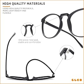 IBOANN Chic & Comfy Blue Light Glasses for Women - 3-Pack Round Frames, Screen-Ready Style with UV Protection Coating