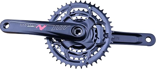 Miniatura 3 de Juego de bielas, bielas de bicicleta de montaña, manivela cuadrada cónica, ajuste a rueda libre y casete de 8 velocidades o menos, bielas de