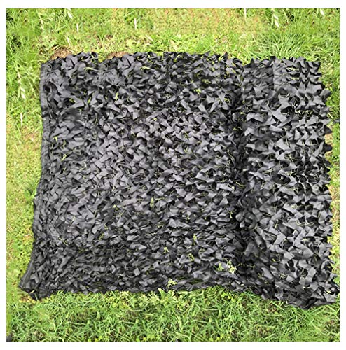 Filet de camouflage wangk anti-chaleur noir 4x5m pour pergola