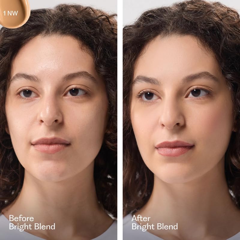 Thou Bright Blend Fresh Finish Concealer - 1 Neutral Warm, Creamy, Full Coverage for Dark Circles & Blemishes, Lightweight, Easily Blendable Face Make-Up, Matte Finish, 6ml - Image 3