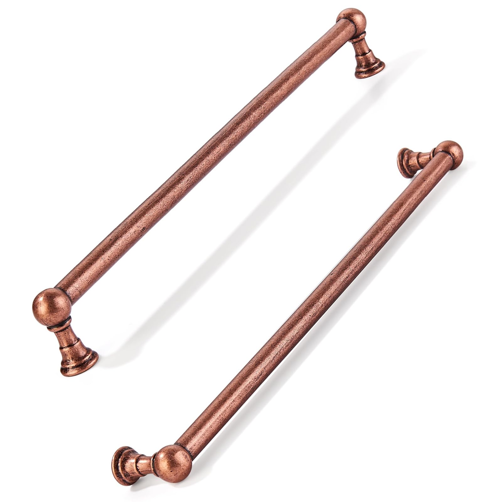 antique copper 12 in (305 mm) CTC appliance pulls product photo