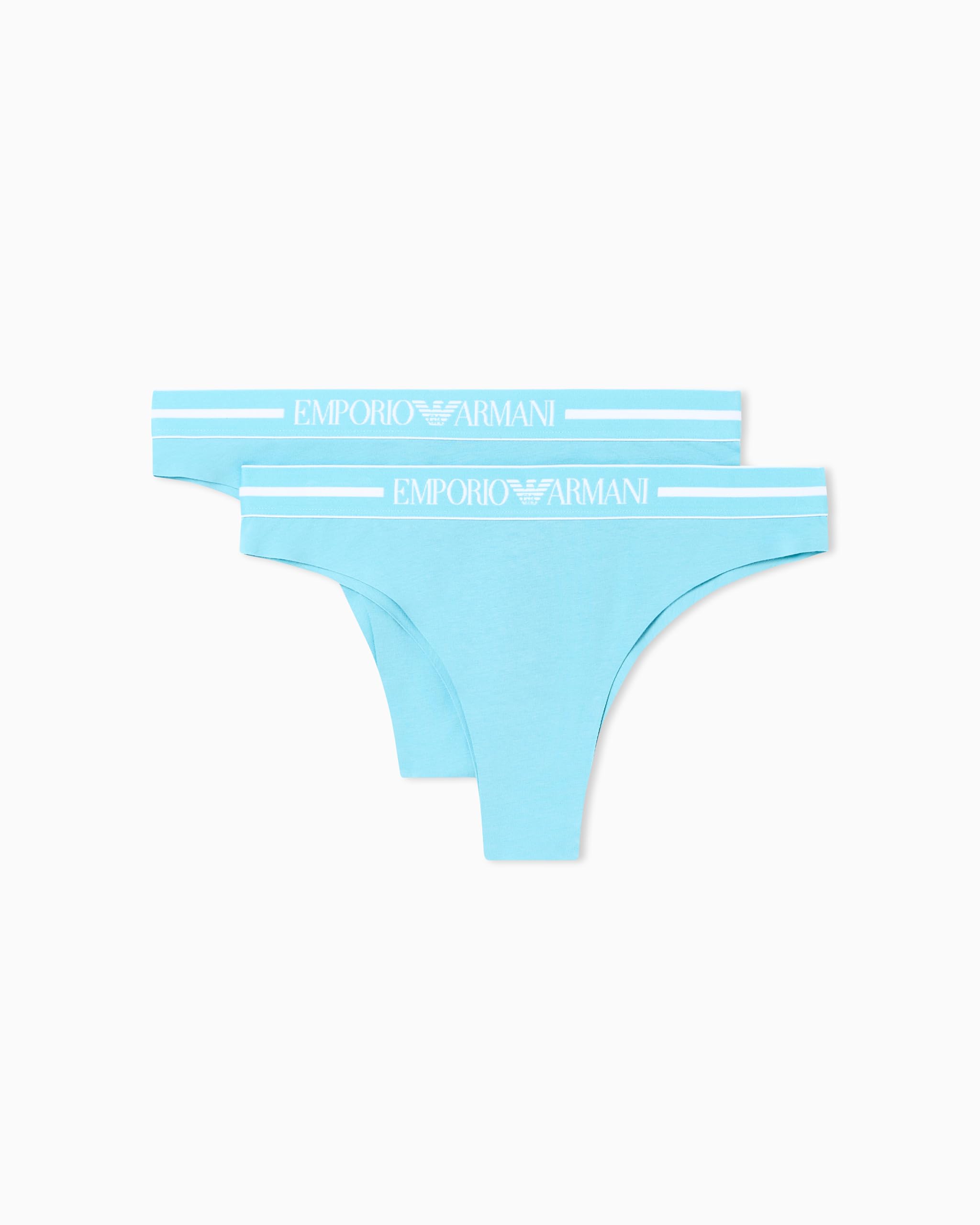 Emporio Armani Damen 2-Pack Brazilian Halber Schlupf