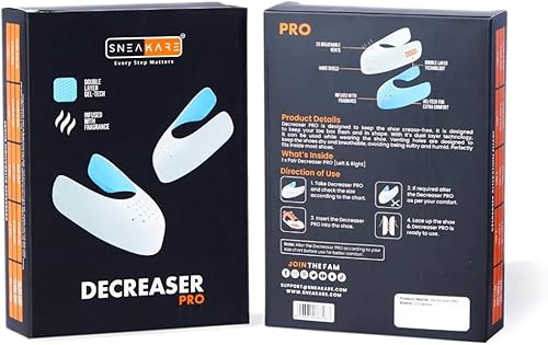 Miniatura 5 de SNEAKARE Pares grandes protectores de arrugas para tenis  Antiarrugas  Accesorios de tenis para hombres, protector de zapatos, protector de zapatos