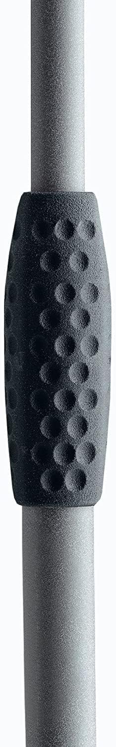 K&M Konig & Meyer 21080.500.55 Tripod Microphone Stand w/Telescoping Boom | Clutch Height Adjustment | Soft-Touch Lock | Folding Leg Design | Zinc Die-Cast Base | German Made | Black