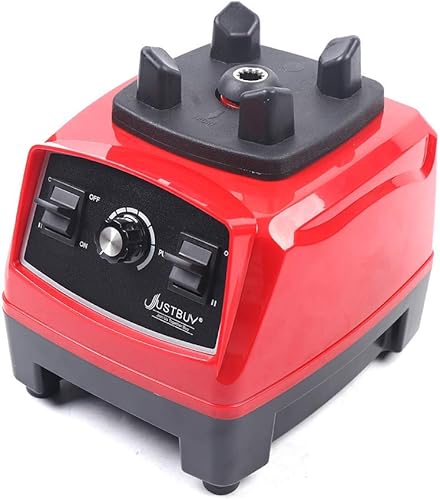 Miniatura 7 de Licuadora de grado comercial resistente sin BPA 3HP 2200 W, licuadora de licuadora comercial de 2 litros2000 cc (rojo)