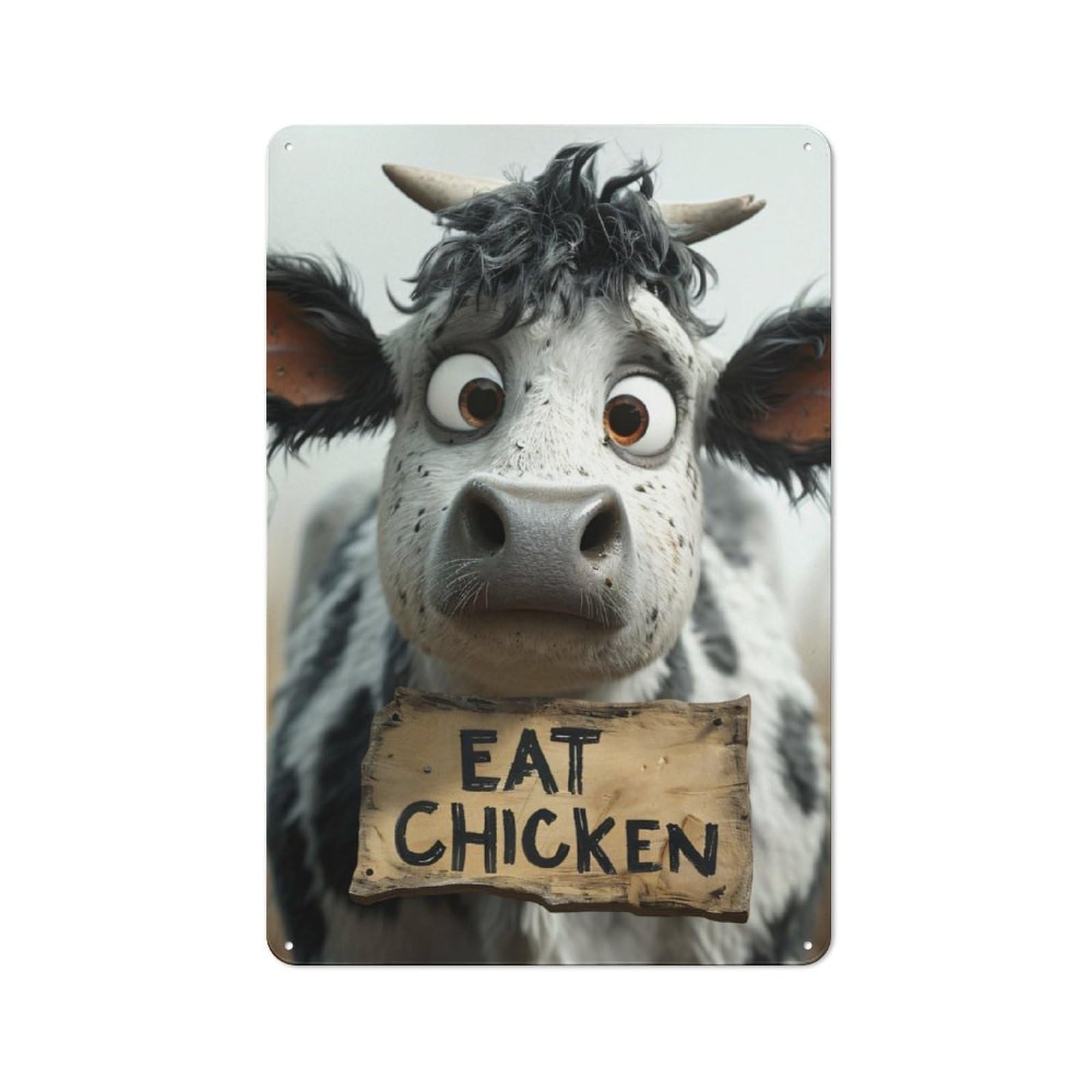 Vintage Metal Sign 30x20cm Featuring Hahahhahah, Home Bar Decor for Cafe, Pub, Workshop Or Home Bar