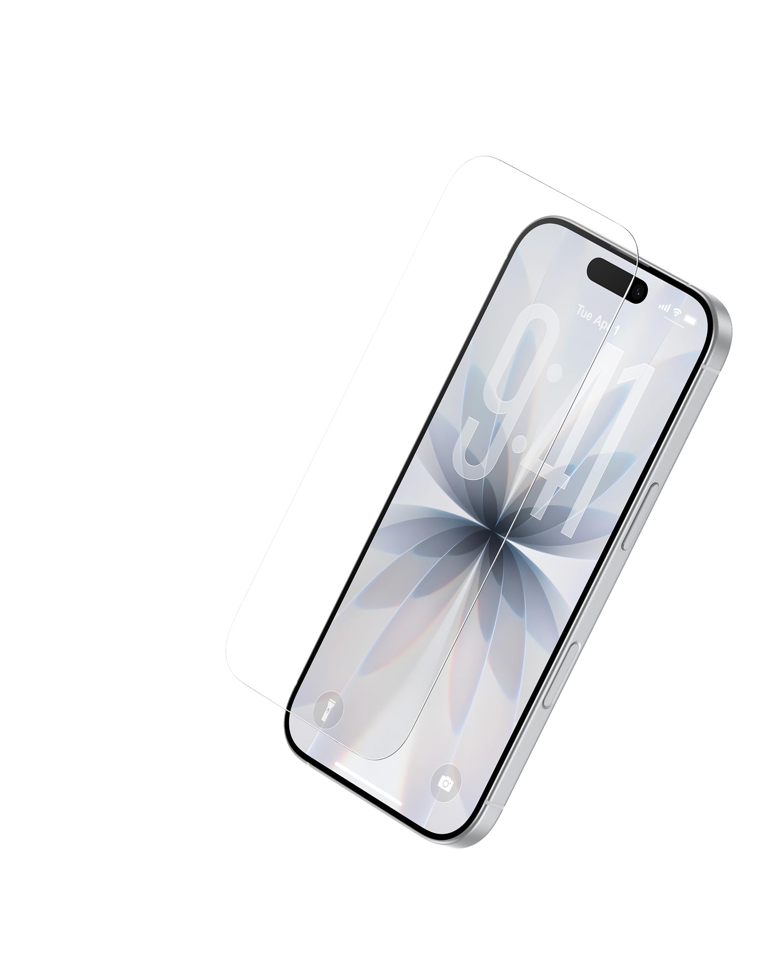 Belkin ScreenForce UltraGlass 2 Treated iPhone 16 Pro Screen Protector, scratch-resistant, 9H hardness tested glass, slim design, with bubble-free application, full screen coverage for iPhone 16 Pro