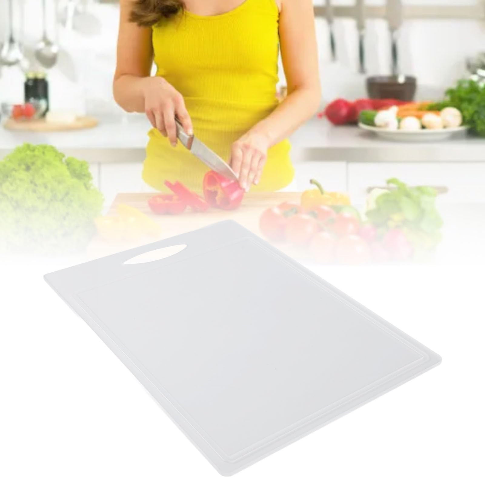 Planche à découper en acrylique pour plan de travail - Planche à découper transparente - de cuisson antidérapante - Tapis de découpe en acrylique antidérapant - Tapis de découpe transparent