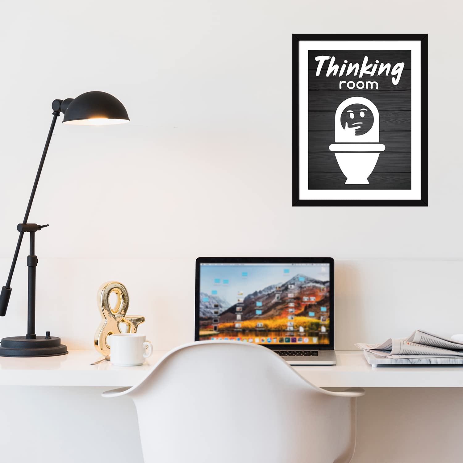 Buy Chaka Chaundh bathroom poster bathroom posters with frame