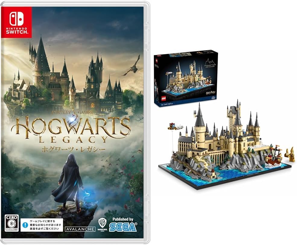 ホグワーツ・レガシー デラックス・エディション【予約特典】DLC オニキス・ヒッポグリフの乗りもの 同梱 【限定版同梱物】闇の魔術パック（闇の魔術の装飾品セット &amp; 闇の魔術のバトルアリーナ &amp; セス Amazon.co.jp: ホグワーツ・レガシー デラックス・エディション