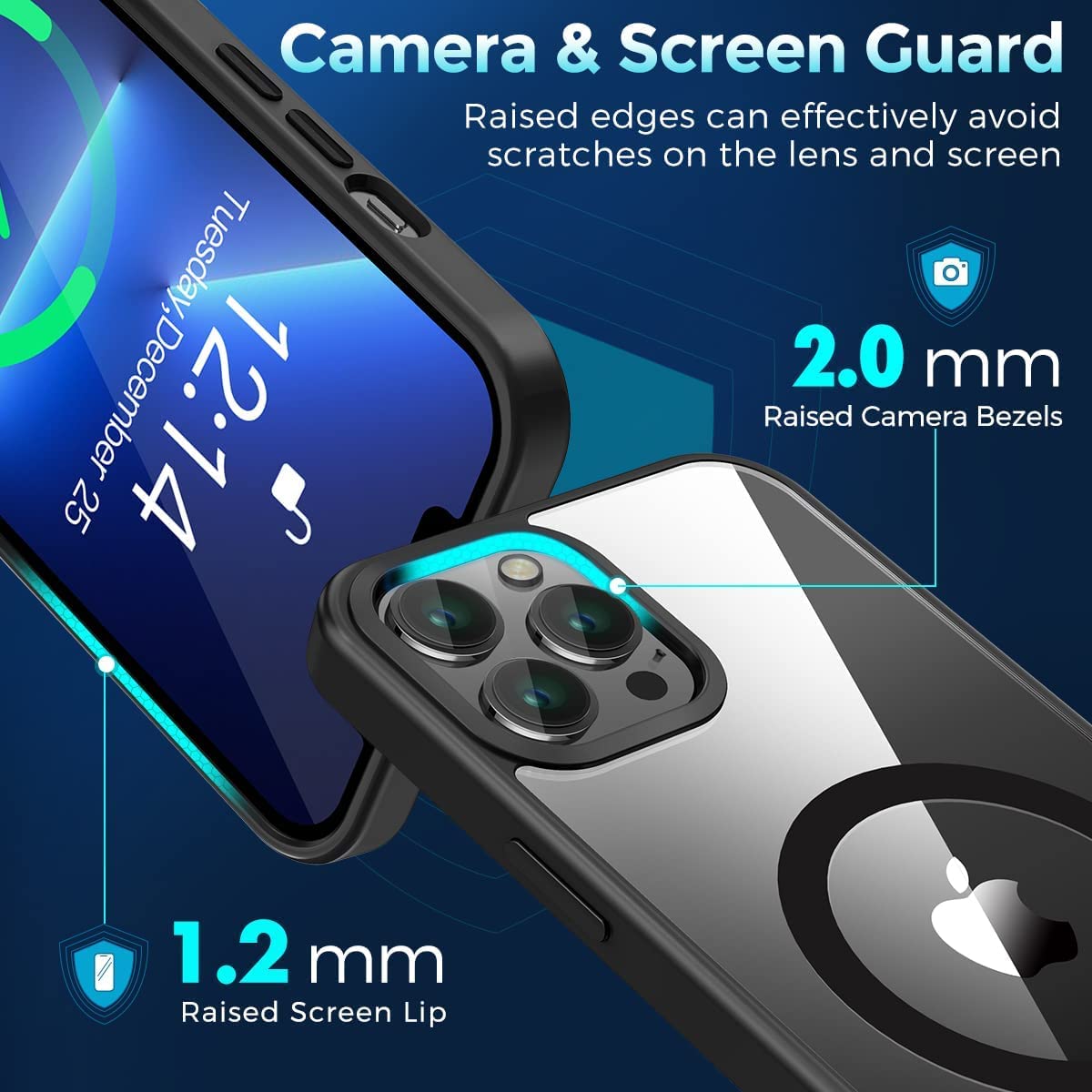 Colala Magnetic Case For Samsung Galaxy S24 Plus 5G Compatible With MagSafe Transparent Silicone Cover Non-Yellowing, Military-Grade Shockproof - View #7