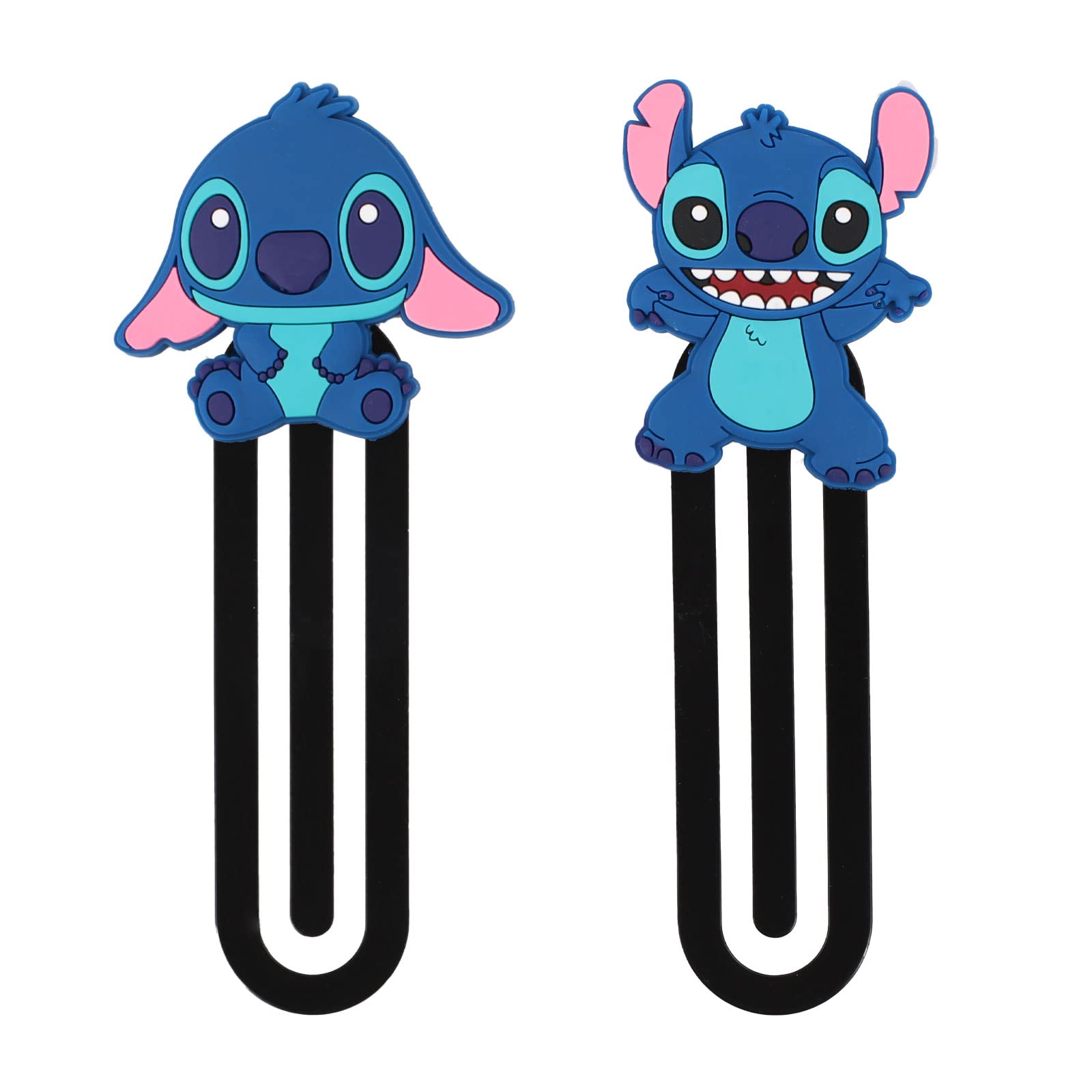 Cartoon Bookmarks for Kids 3D Non-Slip Bookmark Page Holder Unique Gift Idea Cute Anime PVC Book Marker and Reading Accessories for 100th Day of School Gift,Girls,Book Lovers,Students