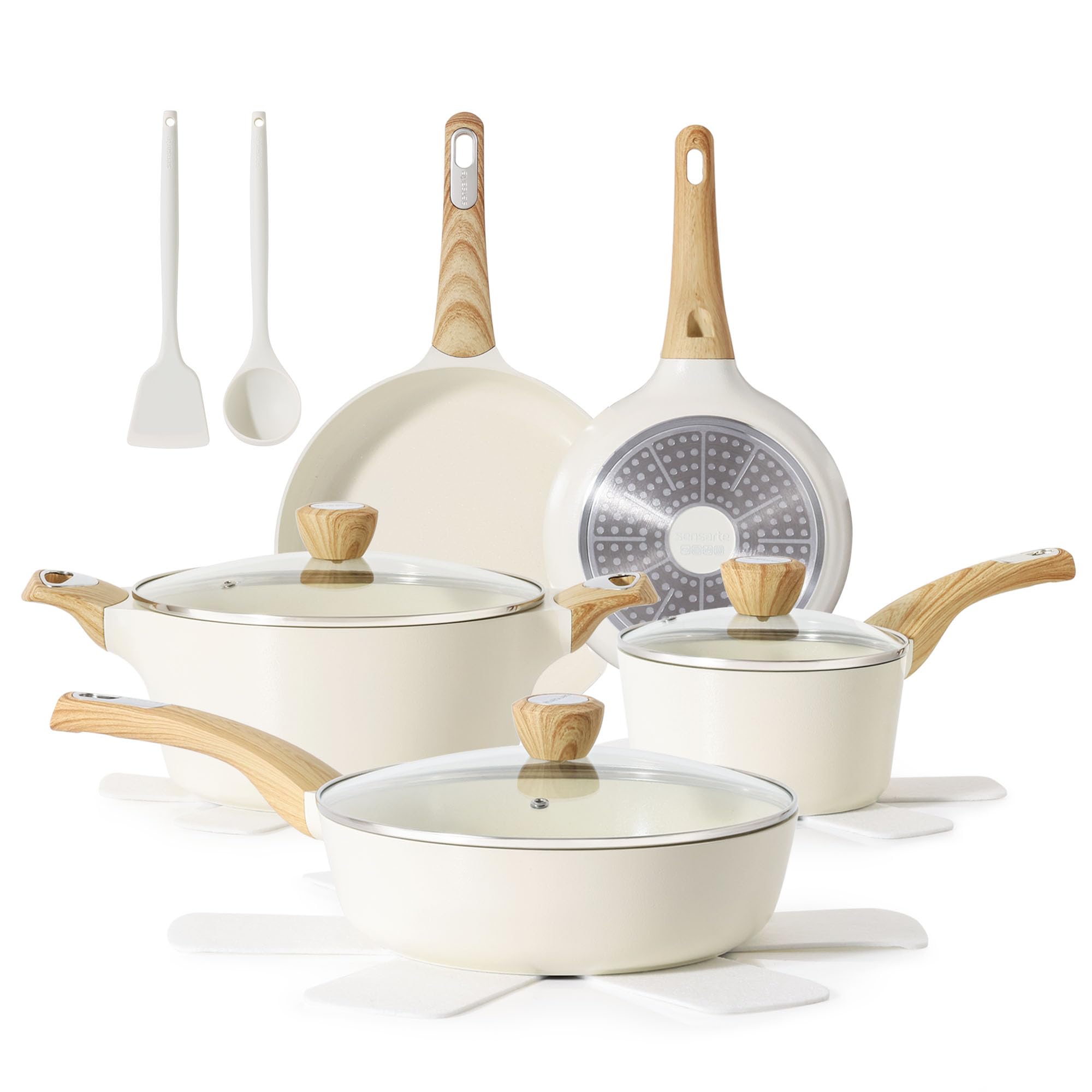SENSARTE Ceramic Cookware Sets