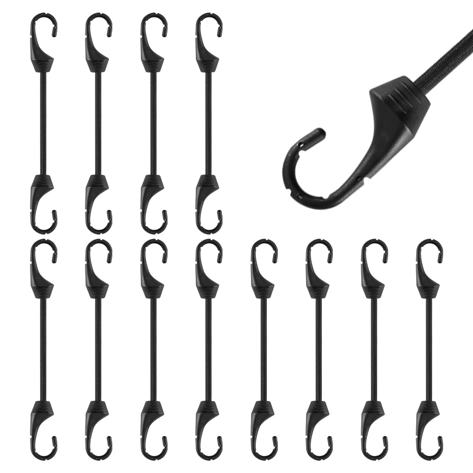 Tendeurs Elastique Avec Crochets Tendeur élastique En Caoutchouc Avec Boule, Tendeur Bande D'extension Pour Tente, Bâche, Affiche, Camping, Rideaux Label - Jardin Attache Bache