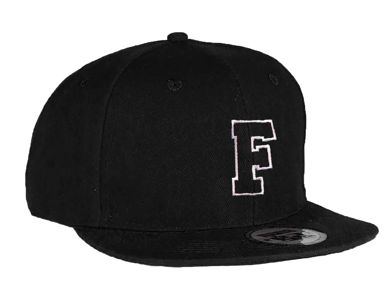 Mfaz Morefaz Ltd Boys F Kids Adult Size Hats Snapback Lat Peak Hat Girl Casual Baseball Cap A-Z Alphabet (, Adult)