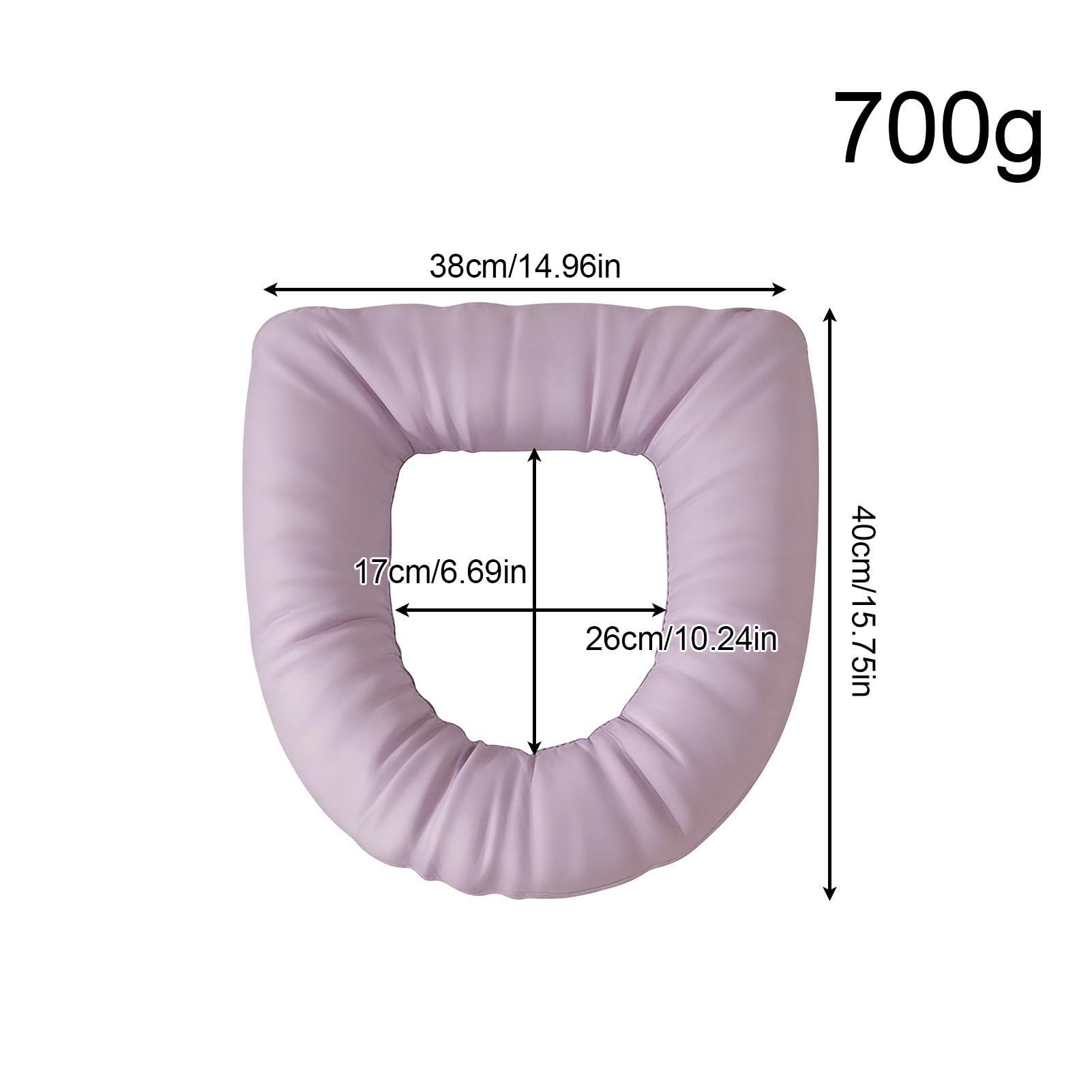 Cuscino per sedile WC - Cuscino per panca lavabile, scudo anulare flessibile, protezione igienica in peluche | Attrezzature di sicurezza per WC, unità di decompressione per appartamenti