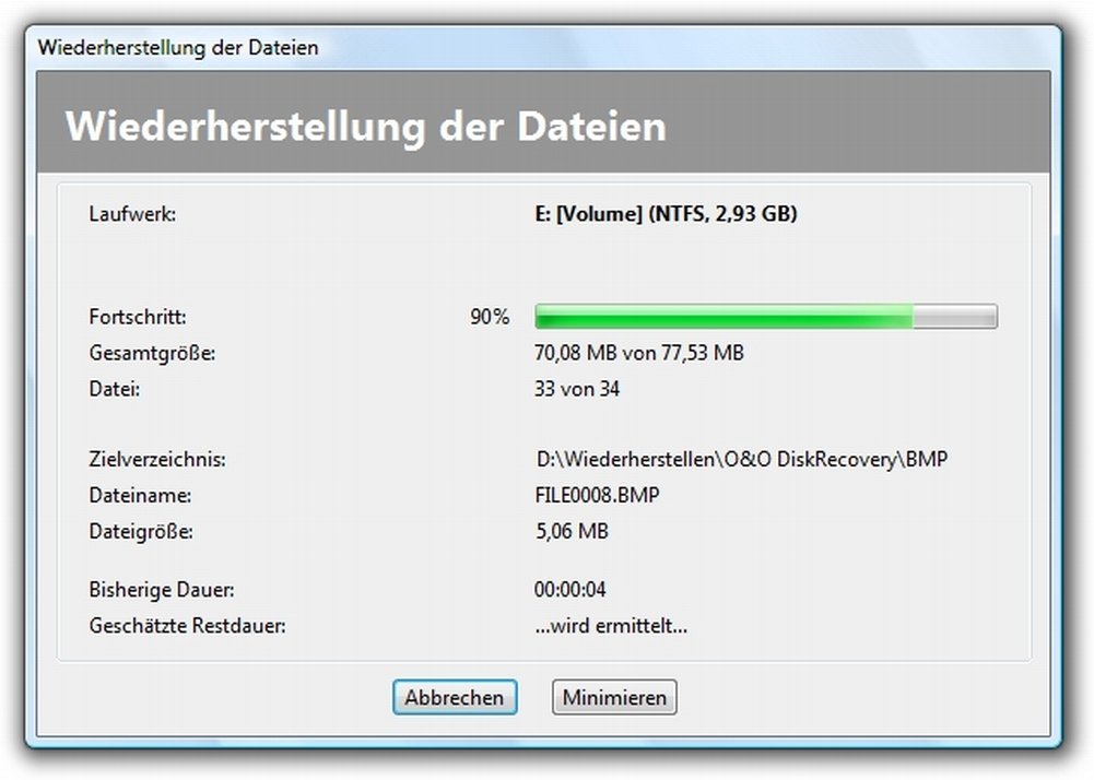 O&O DiskRecovery 6 Personal Edition