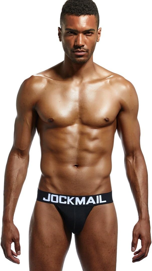 Mens Jockstrap Underwear Wide Belt Athletic Supporter Mens Thongs Sport Underwear Jock Strap - Image 3