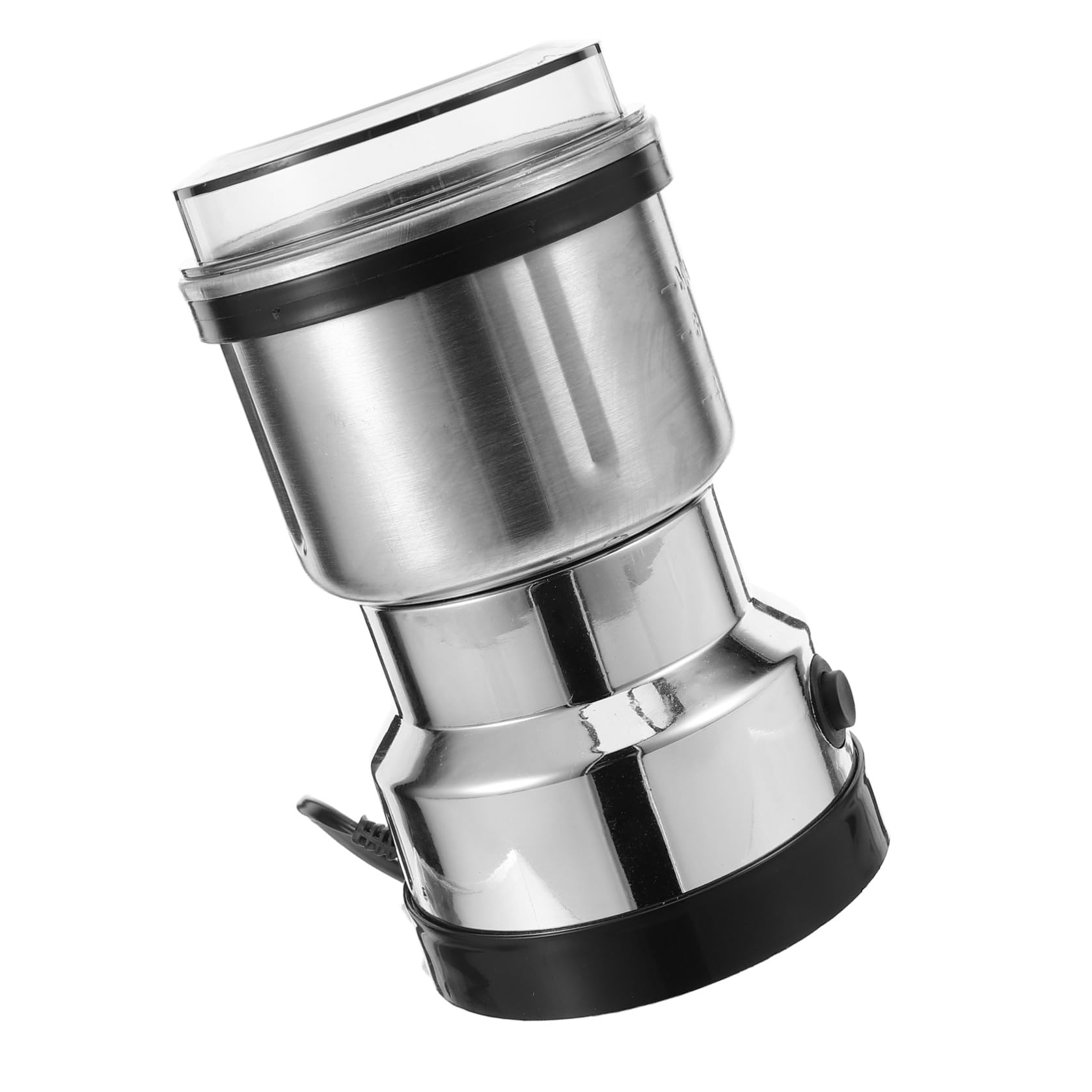 CLISPEED Molinillo de Café Capacidad de 500 Ml de Acero Inoxidable o Eléctrico y 6 Cuchillas para Molienda Precisa y Silenciosa para en Adecuado para Uso en Cocina o Viaje Uso Cocina Viaje