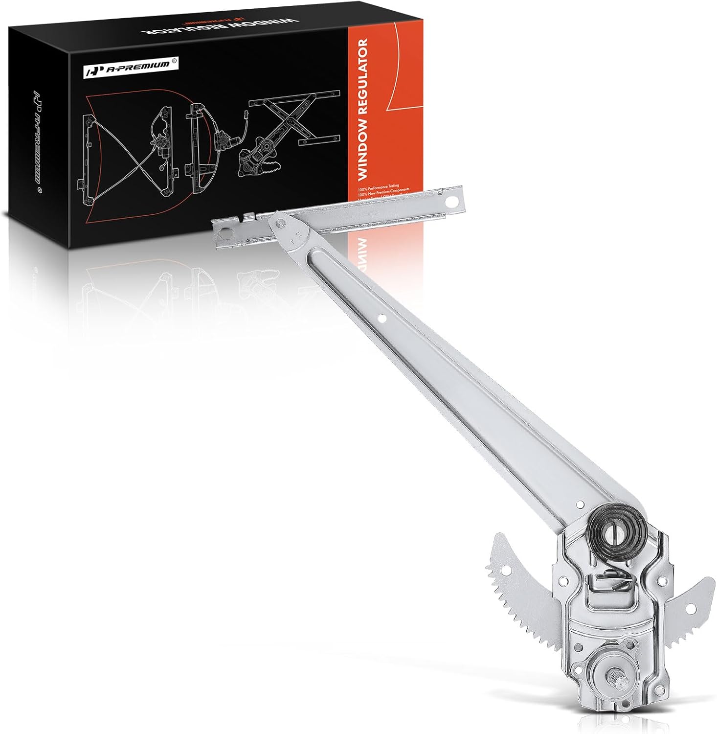 A-Premium Manual Window Regulator Compatible with Toyota 4Runner 1984-1989 Sport Utility Pickup 1984-1988 Pickup Front Left Driver Side