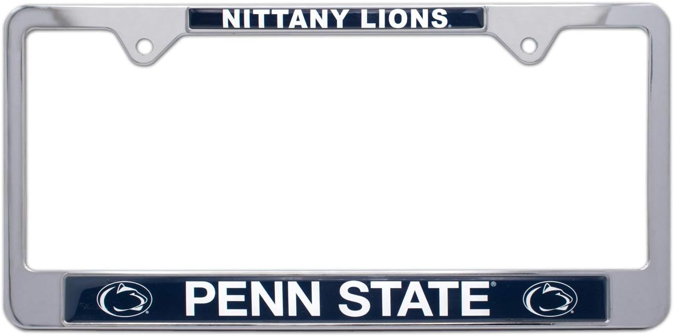 Officially Licensed Premium Shiny Chrome Metal License Plate Frame - Second Generation - Mascot Version (Cal)