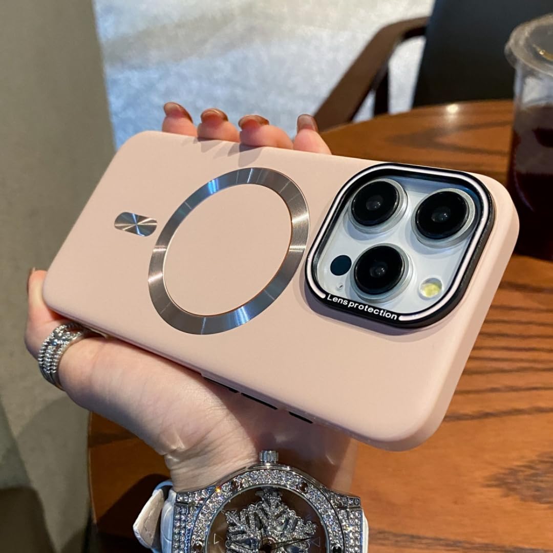 Coque laser de luxe pour iPhone 12 étui rigide mat avec support magnétique - 6