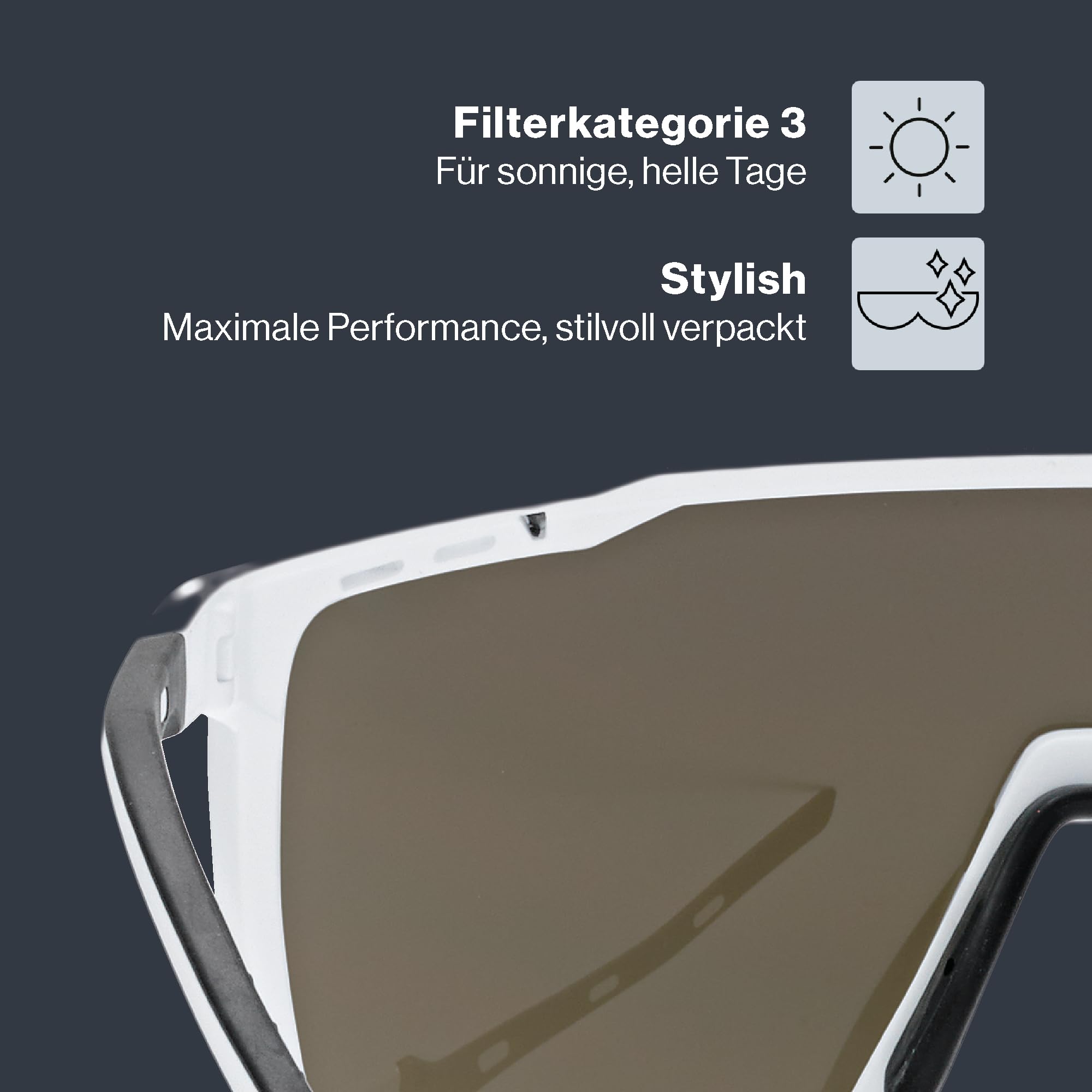 Uvex Unisex Mtn Perform S Sportbrille (1er Pack)
