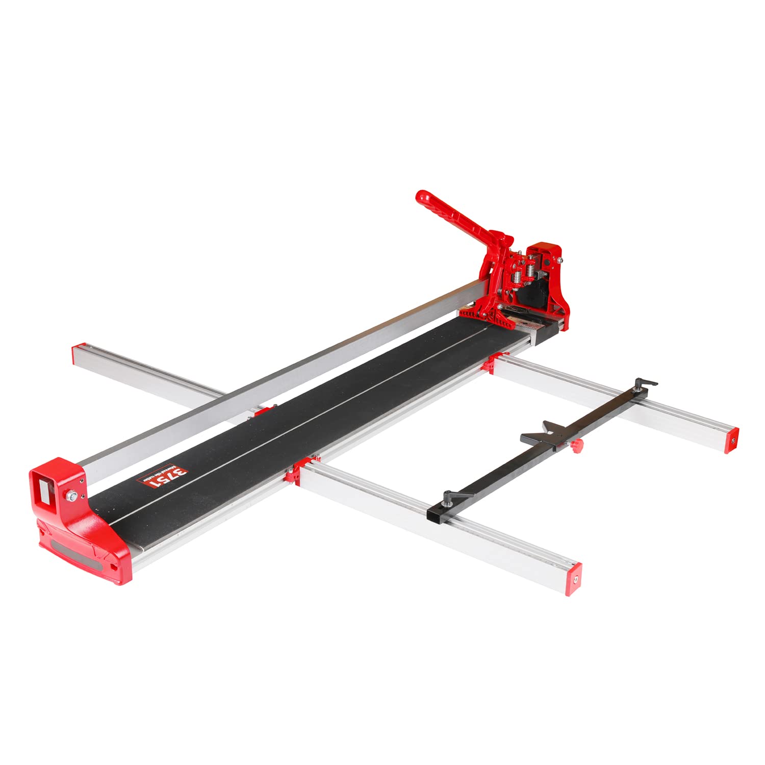 KATSU Manual Tile Cutter 1800mm Professional Heavy Duty Tile Cutter with Single Slide Rail and Laser Guide, Aluminium Base, for Precision Cutting Porcelain Tiles 347255