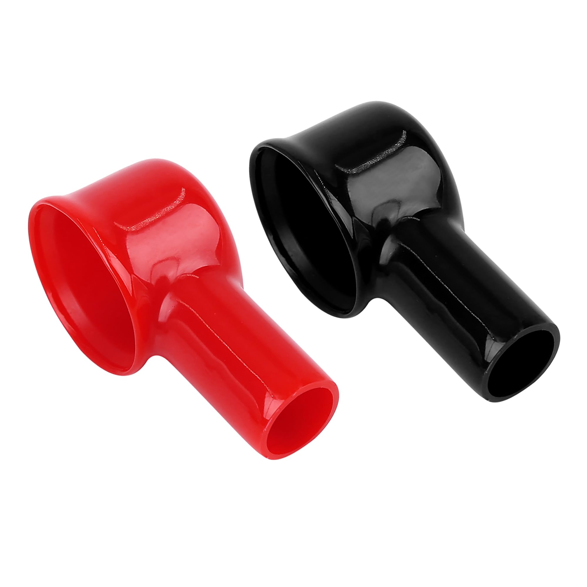 A ABSOPRO Long Soft Battery Terminal Cover Insulation Sleeve Boot (Set of 2)