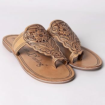 【Ameri VINTAGE】CROOKED HOLE SANDAL Amazon.com: American Darling Hand Tooled, Carved Genuine