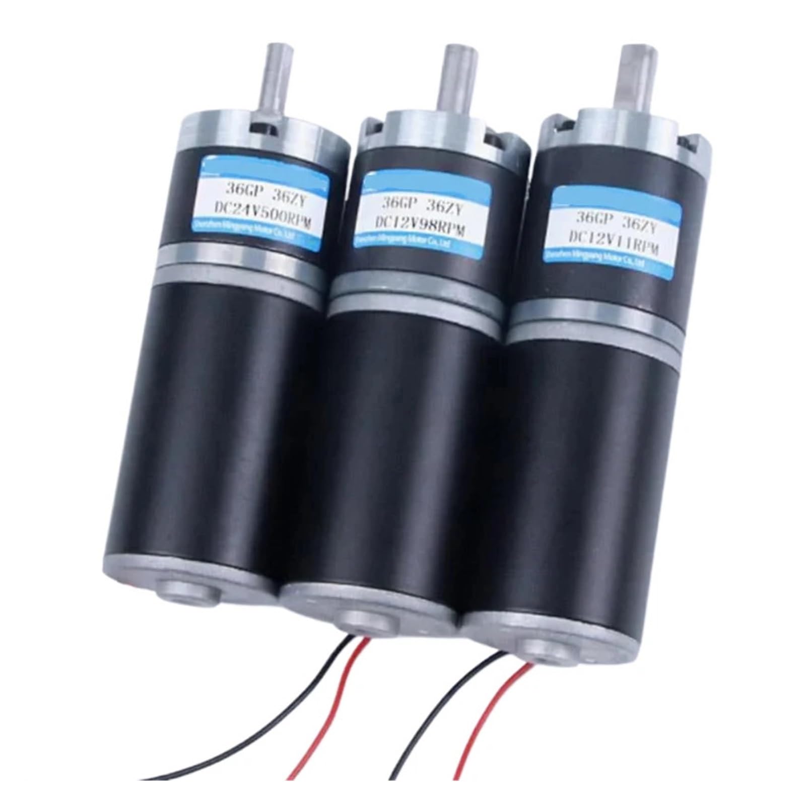 100kg 36-36ZY High Torque Low Noise Long Life Reversible Adjustable Speed Geared Motor 12V 24V DC Planetary Gear(12V and bracket,98rpm,Shaft diameter 6mm)