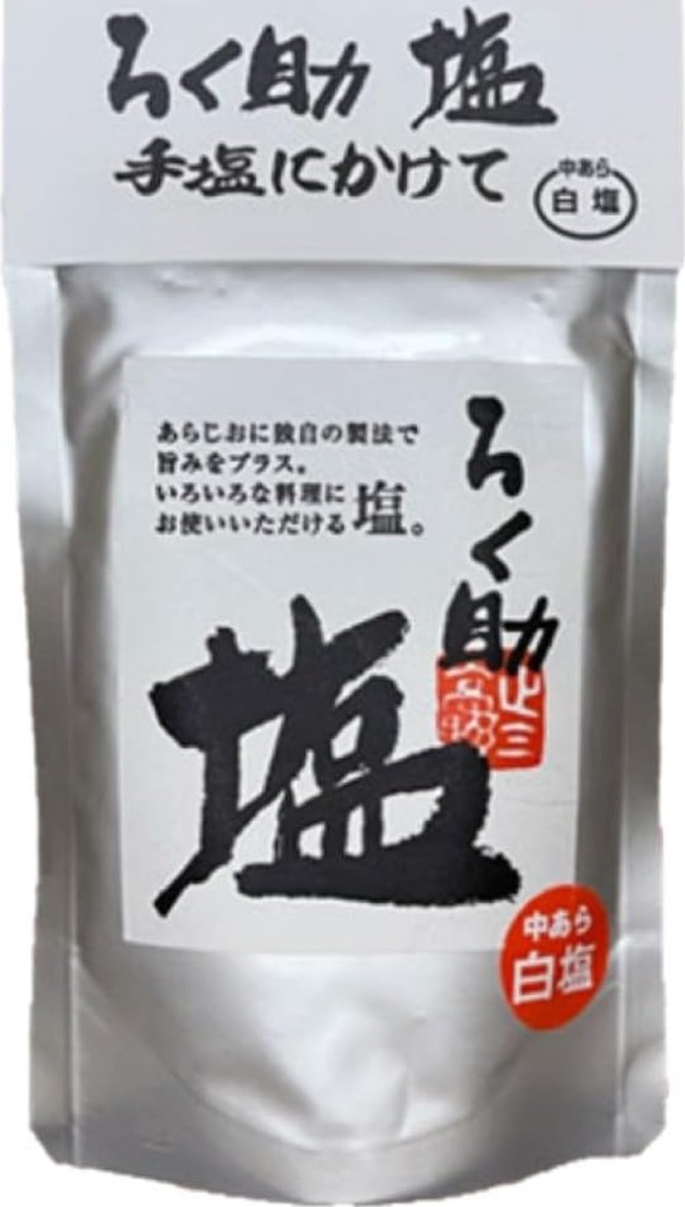 ろく助　白塩　130g Amazon.co.jp: ろく助 白塩 130g 昆布と椎茸の旨味を凝縮, おにぎりに