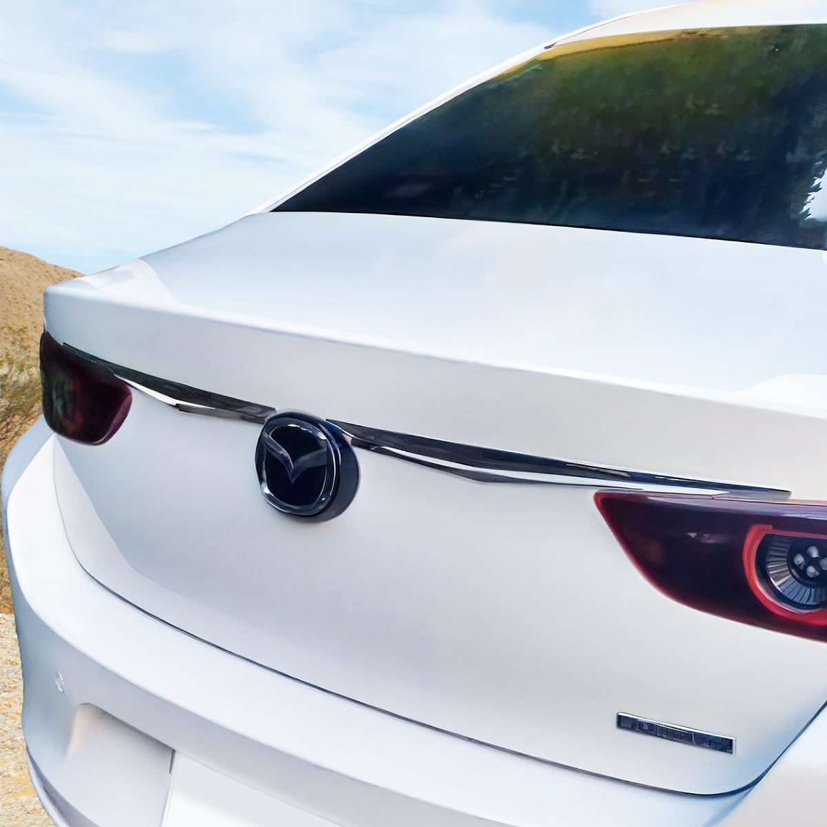 マツダ MAZDA3 セダン BP系 リアガーニッシュ 2P 2019年5月〜現行対応 外装 メッキ カスタム パーツ ドレスアップ