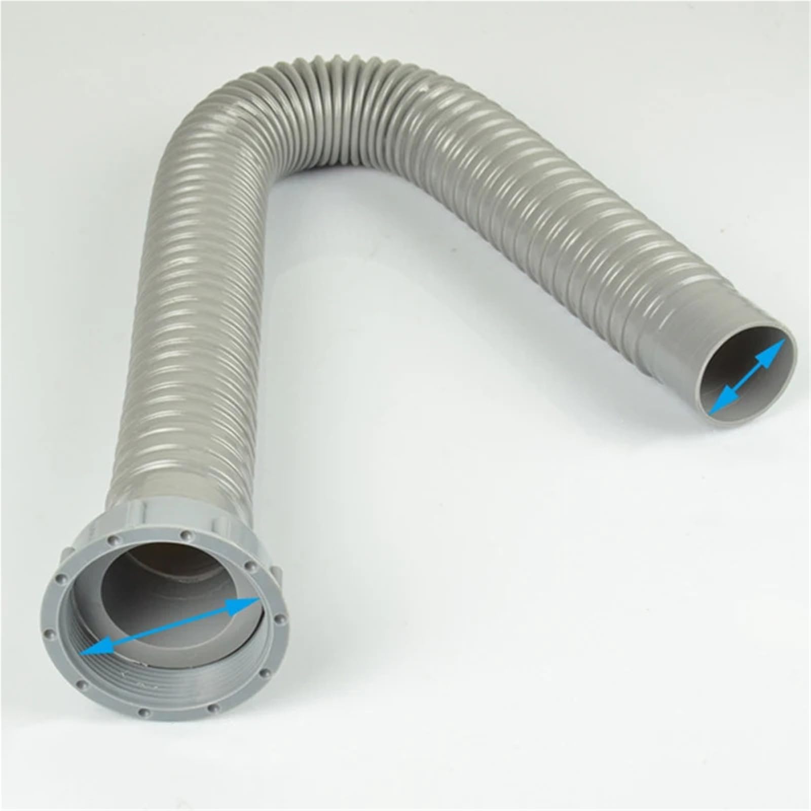 Tubo Di Ricambio for Prolunga Di Scarico Delle Acque Reflue Del Tubo Di Scarico Della Lavatrice | Composito in PVC PP, lunghezze estensibili multiple, raccordo domestico a installazione diretta(120cm-1PC)