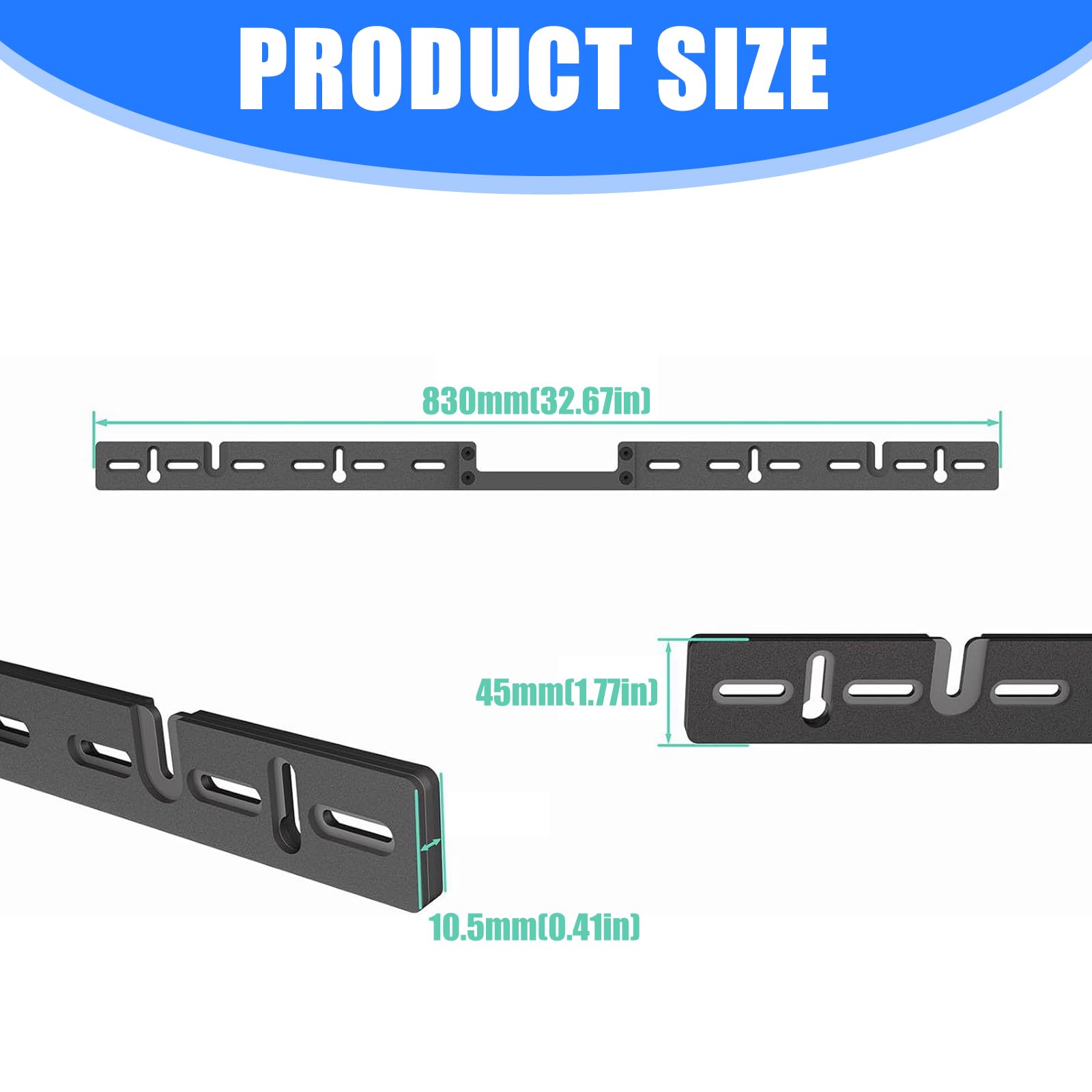 Generisch Soundbar Halterung mit Anti Shock Design, Wandhalterung