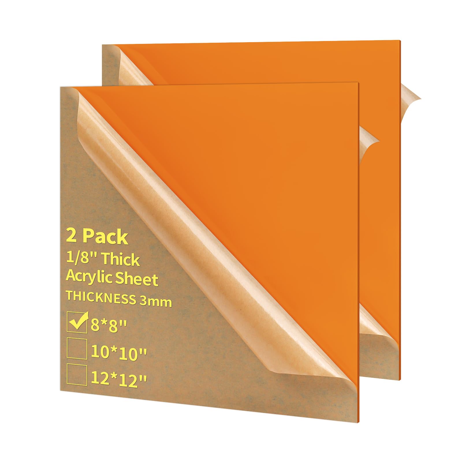Purple Acrylic Sheets - 2 Pack for DIY Crafts -22