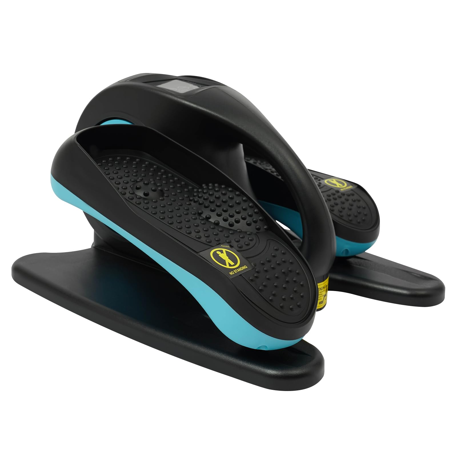 Cyclette per la casa, ellittica, allenatore ellittico per anziani, allenatore gambe con telecomando, schermo LCD, 5 velocità, 60 W, potente