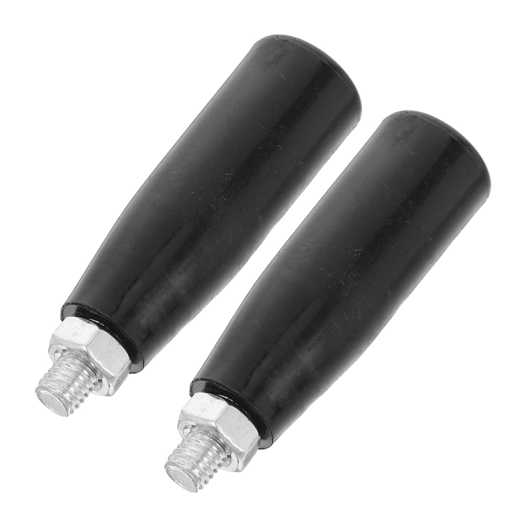 SOLUSTRE 2pcs Threaded Bakelite Crank Handle M8 Heavy-Duty Revolving Handwheel Grip Revolving Lathe Machine Handle for Industrial Machinery